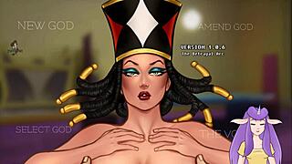 Dragon Ball divine adventure with android 21 showing off her big tits and ass