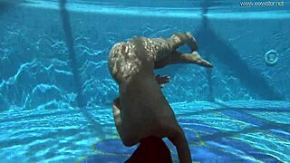 Irina Russia shows her sexy body underwater!