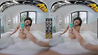 Bathe with Kiana Kumani in this quickie POV fuck!