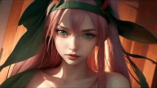 ai generated zerotwo nude in hentai