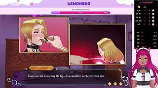 Vtuber Lewdneko Plays Shackes Of Ellswyn With Tits And Anal