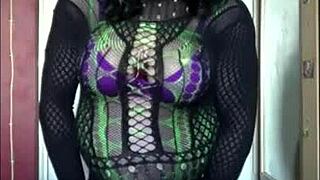 Shy Sissy Crossdresser Cums On Floor After Masturbation!