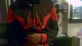 Elijah Nelson dominates with big cock in New Zealand ebony cumshot scene.