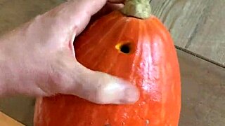 Pumpkin Fucker With Toys And Cum?