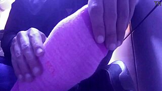 Gay Guy Shows New Pink Socks and Tired Feet in Fetish