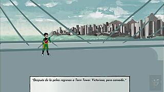 I am Kitten, puta infiel, rompo el culito a Starfire con anal beast, Raven sera cogida pronto