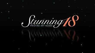 Joyce's tight tiny butthole gets slammed hard in promo