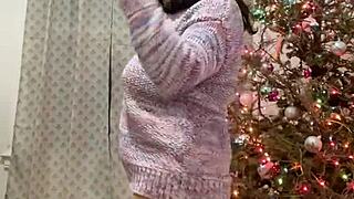 Anna Maria karibi karácsonyt ünnepel érett latin csajjal