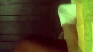 I see an amateur pretty redhead with a shy guy