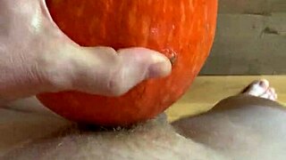 Pumpkin Fucker With Toys And Cum?