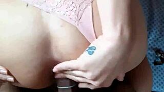 neighbor visits home and shares casual stories about daily life