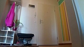 nearly bare to greet my delivery guy today