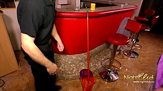 nightclub maid banging with her german boss