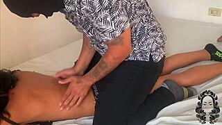 Horny Stepsister Feels Massage Pleasure Deeply