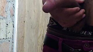 why is that man masturbating his dick right now?