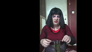 Shy Bisexual Crossdresser Explores Himself in Homemade Scene