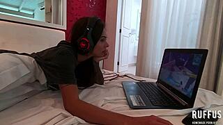 Ana Rothbard Gets Fucked While Playing Fortnite