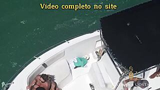 Blonde Gives Ass In Front Of The Captain With Big Cock