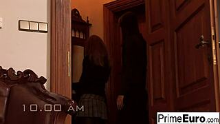 euro slut gets her ass and pussy fucked hard, cumming everywhere