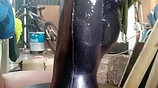 feel my big toy fist stretching your ass in this anal fisting scene