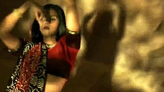 true erotic seduction from indian brunette dancer