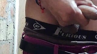 why is that man masturbating his dick right now?