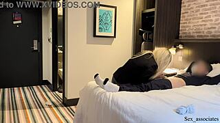 hotel maid shocked seeing me flash but helped me cum