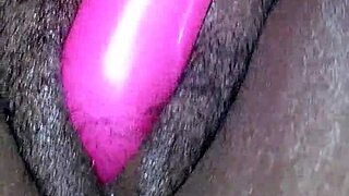 Miss chocolate is about to squirt everywhere!