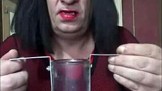 Shy Bisexual Crossdresser Explores Himself in Homemade Scene