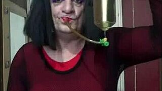 Shy Bisexual Crossdresser Explores Himself in Homemade Scene