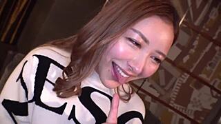 Part 2: Wild Japanese babe delivers mind-blowing creampie action.