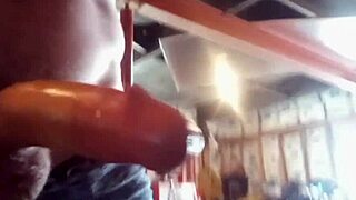 working out and stroking cock until i cum multiple times