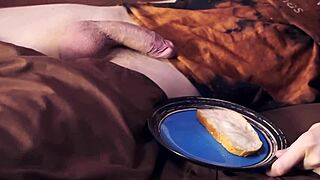 cum sandwich with blowjob and handjob