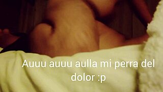 making my peruvian whore squeal loudly