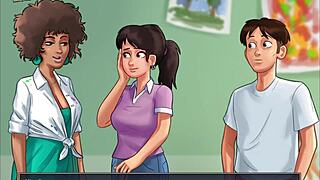 Summertime Saga episode 242 with intense erotic scenes.