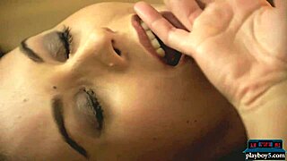 Hey, check out tight European MILF Sabrisse Fox in solo striptease!