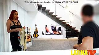 latina redhead deepthroat anal cumshot