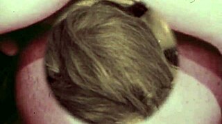 vintage lesbian scene with hairy beaver muff diving and pussy licking