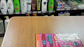 Asian Ladyboy FLAUNTS Sexy Thong in Public Store