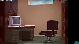 Summertime saga 44 cumshot in the library