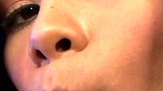 Blonde and brunette intimate kiss and wicked desires