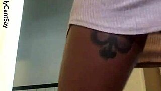 upskirt peek at her pussy