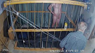 The Cagecam Provides A Non-Edited Downloaded Feed From The Cage For Bound Individuals.
