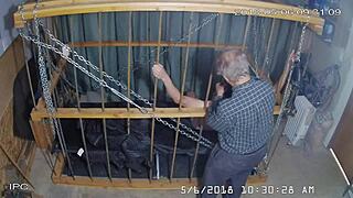 The Cagecam Provides A Non-Edited Downloaded Feed From The Cage For Bound Individuals.