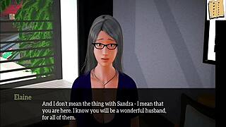 Mature Milf Plays Game With Teen's Big Tits