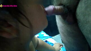 Fat Latina BBW MILF Gets Blowjob and Ass Fuck in Group Threesome with Husband.