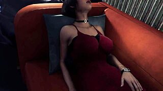 Horny girl seduces and rides her lover in 3D animated sex video