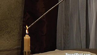 Lesbian slave, you're being branded and trained to be obedient and submissive