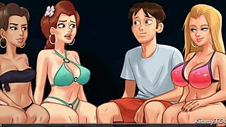 College babes spin bottle for dick