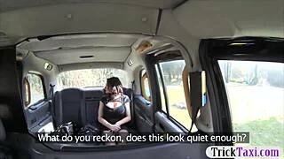 busty passenger in pantyhose gets twat banged in public big cock outdoor